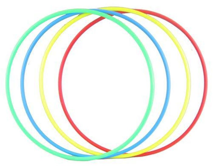 Plastic Hoop Polythene Ring Kids Gym Hula Hoop 24 - Inch