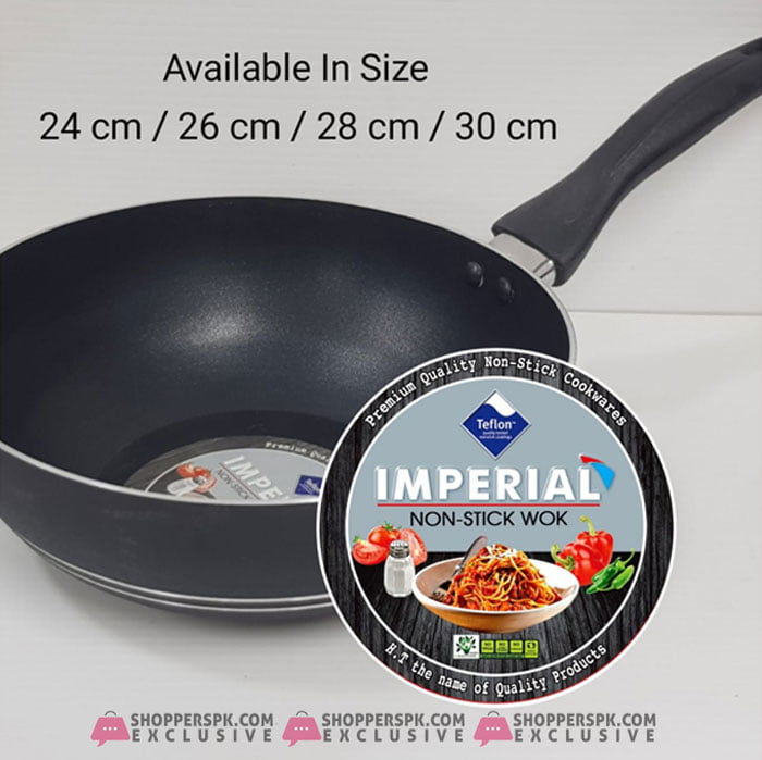 Premium Quality Non-Stick Imperial Wok 24 - Cm