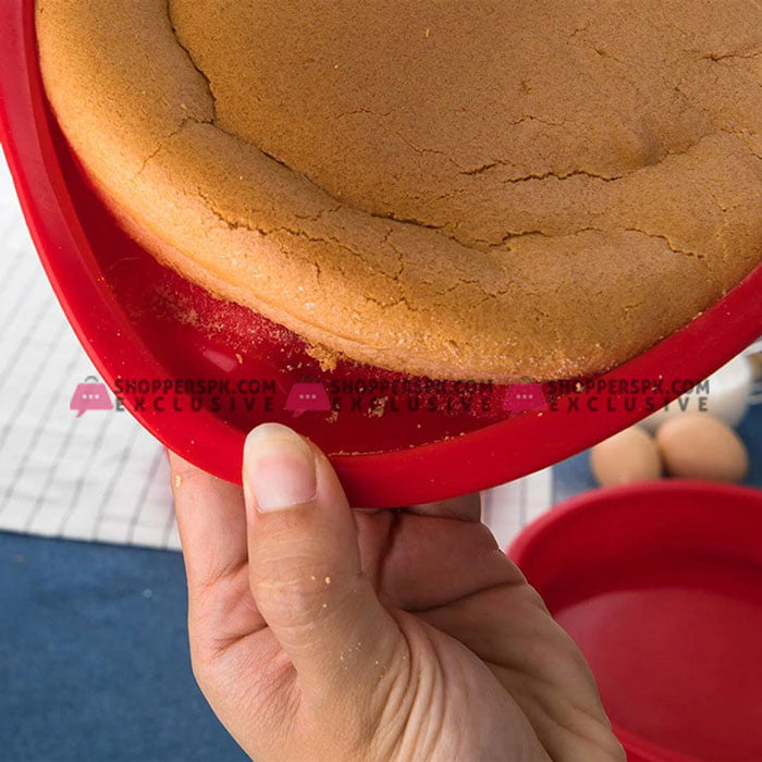 Spk 9 Inch Silicone Round Cake Pan Silicon Baking Mold