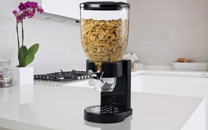 Single Cereal Dispenser Dry Food Container Pasta Kitchen Machine