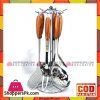 Stainless Steel Kitchen Tool Cooking Spoon with Stand Set of 7