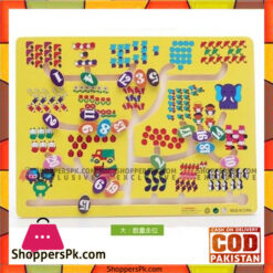 Wooden Activity Number Maze Puzzle