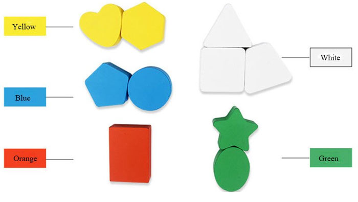 Wooden Digital Shape Bus Xylophone Car