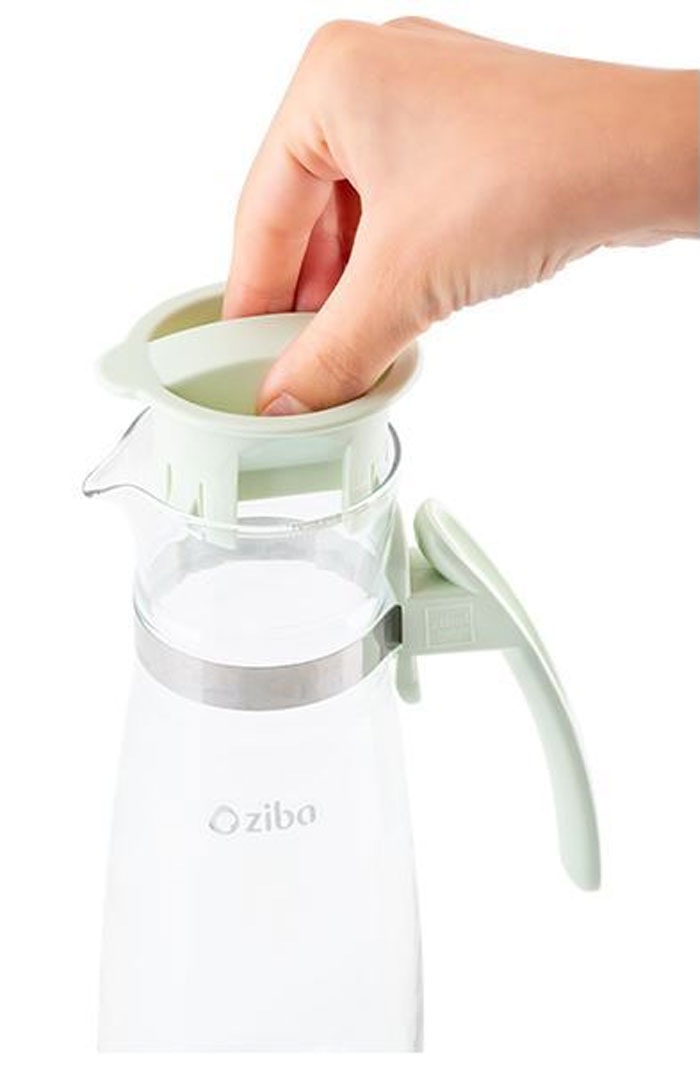 Zibasazan Glassware Juice Kettle 1 Liter Iran Made