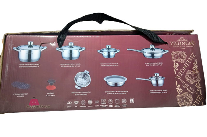Zillinger High Quality 17Pcs Cookware Set