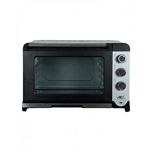 Anex Deluxe Oven Toaster with BBQ Grill AG3068 Black