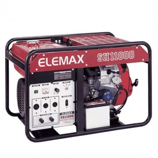 Elemax 10 kW Petrol Generator with Genuine Battery SH11000 – Red