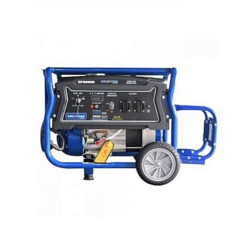 Euro Power 2.5 KVA Power EP2200E Self Start Petrol & Gas Generator with FREE Battery & Gas Kit