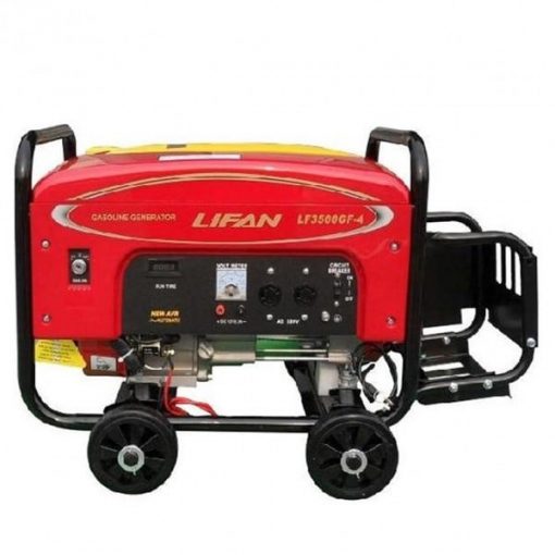Lifan 5.5 k.v Petrol & Gas Generator with Battery & Gas Kit LF7000GF-4 – Red