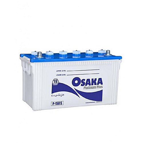 Osaka Batteries PLATNIUM P150 S 19 Plates Acid Battery White