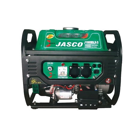 JASCO 1 KW Self Start Petrol Generator J1800 S/S in Green