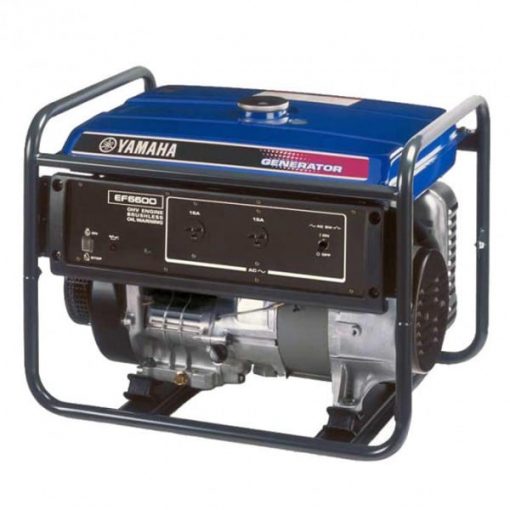 Yamaha 5.5 KVA Portable Petrol Generator EF6600M  Blue & Black
