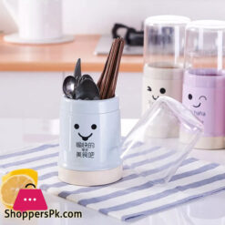 1Pcs Plastic Kitchen Tableware Drying Rack Holder Organizer Drainer Chopsticks Spoon Fork Storage Box Dustproof Cutlery Holder