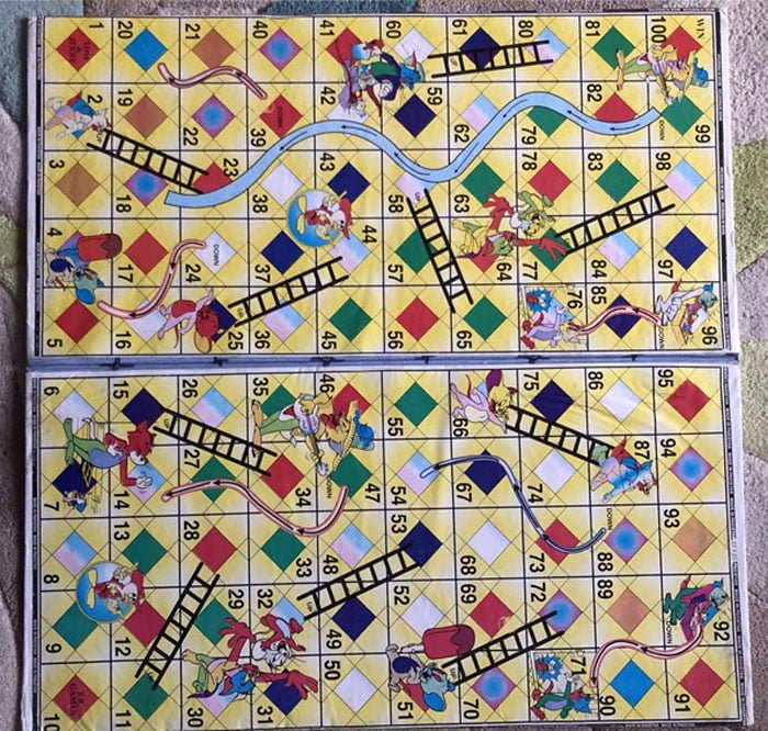 2 In 1 Ludo Board Game - 20 Inch