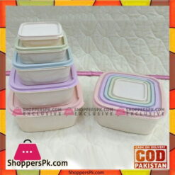 5 Pcs High Quality Lid Plastic Food Storage Box