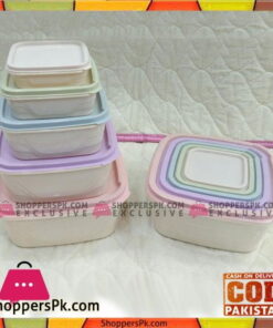 5 Pcs High Quality Lid Plastic Food Storage Box