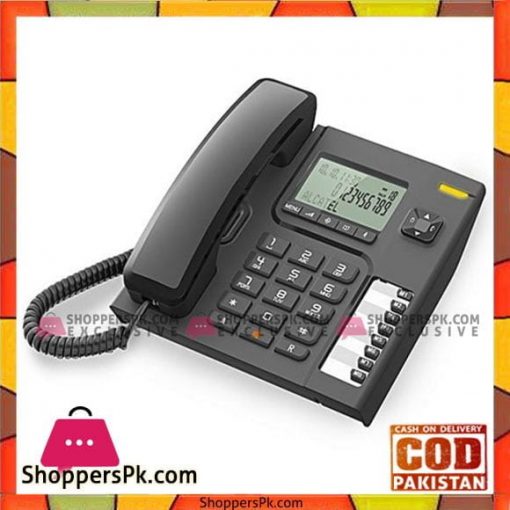 Alcatel CLI Corded Telephone Black T76