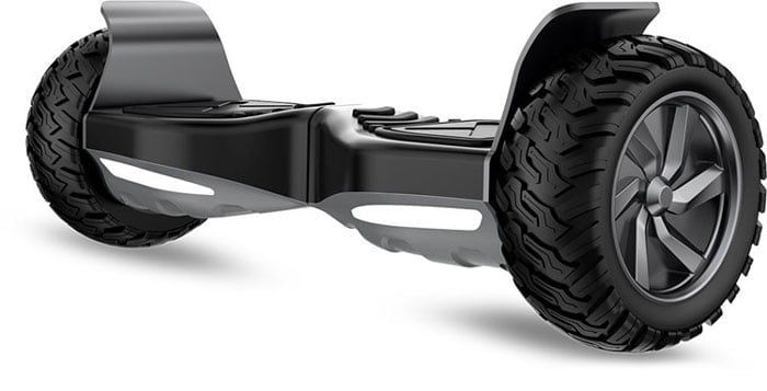 All Terrain Hoverboard 8.5" Big Wheel Off Road Tires Electric Smart Self Balancing with Bluetooth Speakers, LED lights - Black