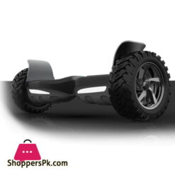All Terrain Hoverboard 8.5" Big Wheel Off Road Tires Electric Smart Self Balancing with Bluetooth Speakers, LED lights - Black