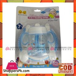 Children’s Tableware 7 In 1 Feeding Series- Pink