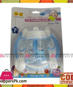 Children’s Tableware 7 In 1 Feeding Series- Pink