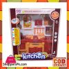 Classic Brown Country Kitchen Set with Light & Sound
