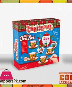 DIY Painting Doodle Plastic Mini Tea Set For Children