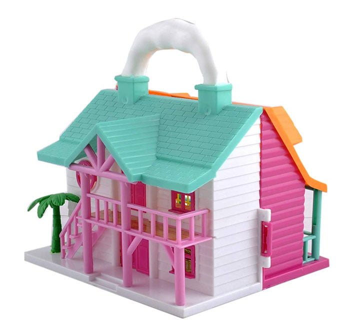 Doll House Funny Play Set Happy Homestead With Furniture (Plastic)