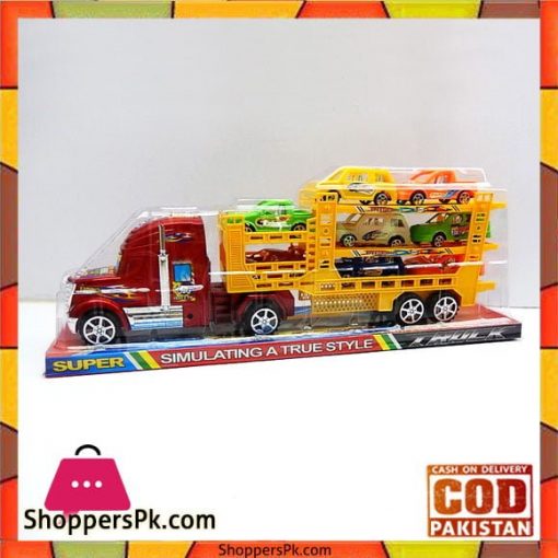 Friction Powered Tow Truck Toy For Kids