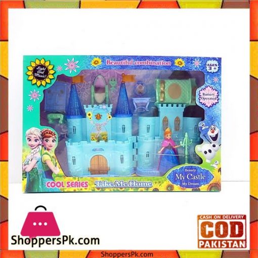 Frozen Castle Music Light with Furniture & A Princess Doll
