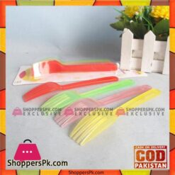 High Quality Colorful Transparent Jelly Fork 12Pcs a Set