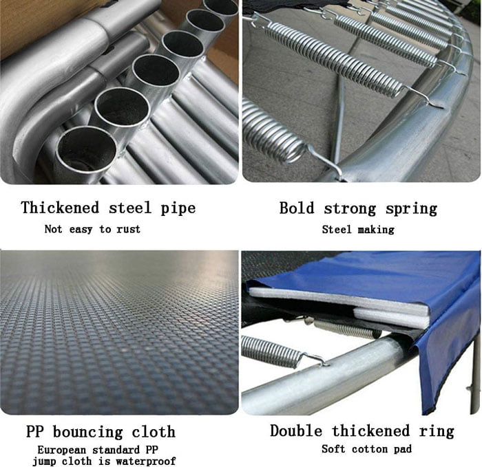 High Quality Fun Fit Garden Trampoline 12 Feet Outdoor Trampoline With Net And Ladder