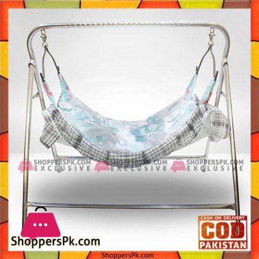 High Quality Stainless Steel Folding Baby Cradle Swing (Ghodiya)