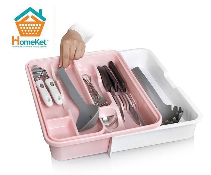 Homket Folding Cutlery Tray