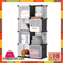 Intelligent Plastic Portable Grill + Cube Cabinet - 8 Cube