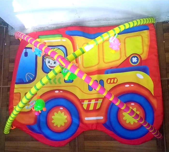 Kids Bus Play Mat Activity Gym