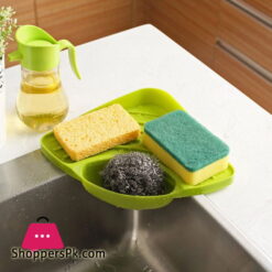 Kitchen Sink Corner Storage Rack Sponge Holder Wall Mounted Dishes Drip Rack Bathroom Soap Dish Wall Storage Rack