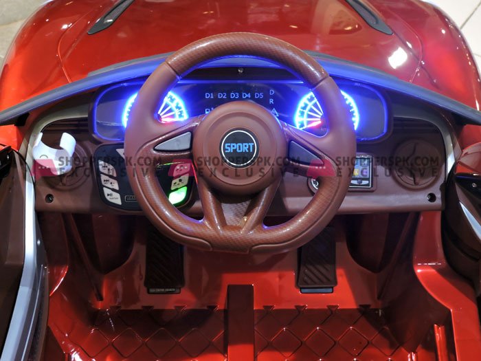 Mclaren Suv Ride On Car Paint Color For Kids With Bluetooth Mic And Digital Meter