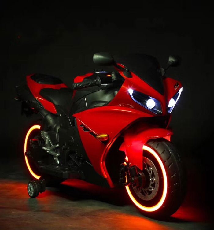 Yamaha R1 Latest Style With Handle Race Kids Ride On Bike