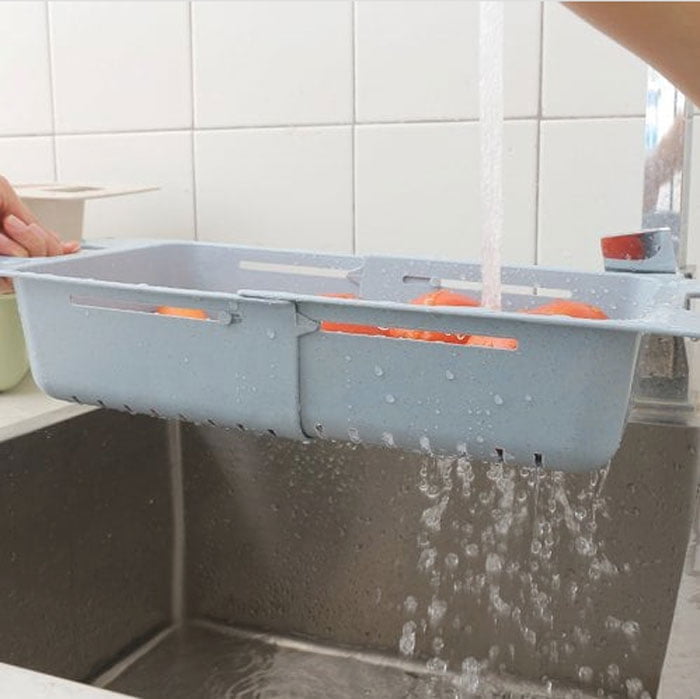 Retractable Telescopic Washing Fruit Adjustment Sink Washing Basket