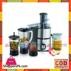 Westpoint WF-1844 - Deluxe Kitchen Chef - 4 in 1 Black & Silver