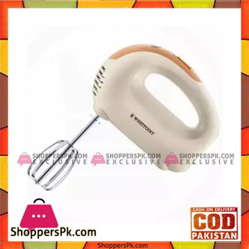 Westpoint WF-9401 - Deluxe Hand Mixer - Providing Flawless Mixing and Whipping OffWhite
