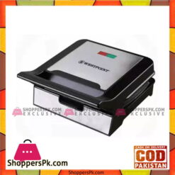 Westpoint WF-6293 - Deluxe Sandwich Toaster 3 in 1 Black & Silver