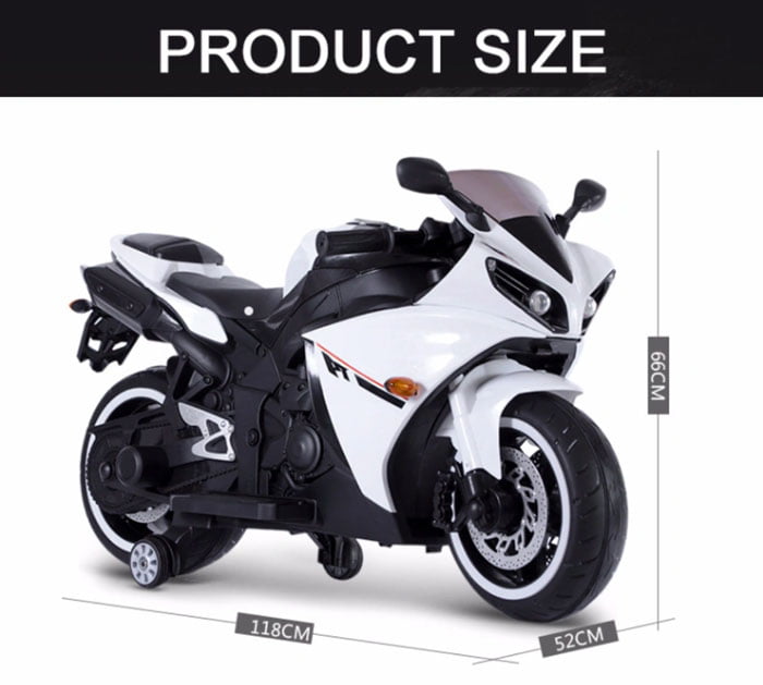 Yamaha R1 Latest Style With Handle Race Kids Ride On Bike