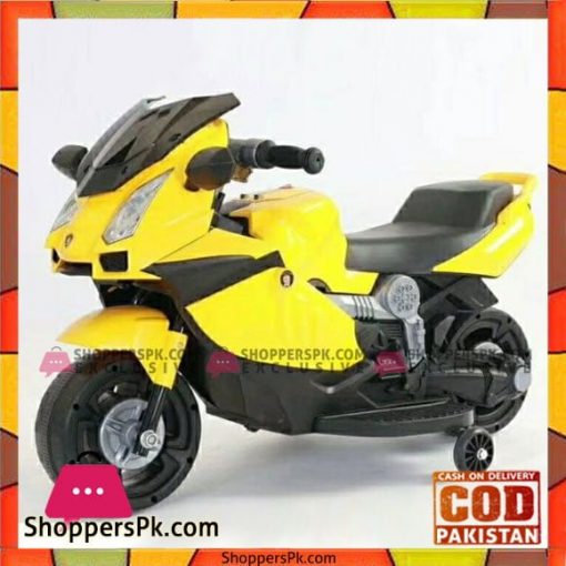 Yellow And Black Electric Battery Operated Bike