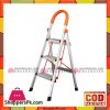 3 Step Foldable Ladder Stainless Steel