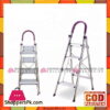 4 Step Foldable Ladder Stainless Steel 2 4 Step Foldable Ladder Stainless Steel