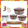 Happy Handsome Wood And Steel 3 Pcs Hotpot Set