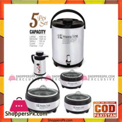 Happy Handsome Line Steel 5 Pcs Set