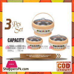 Happy Handsome Hyper Glass Top 3 Hotpot Pcs